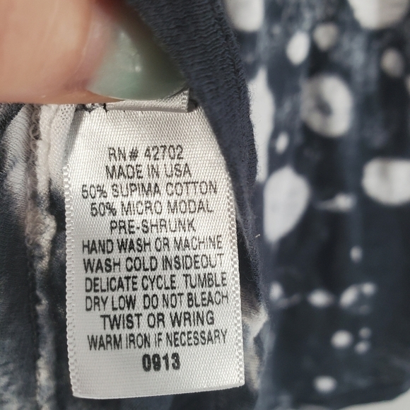 Om Girl Rare Mindful Burnout Celestial Splatter Spotted Racer Back Tank Top XS - Picture 7 of 7